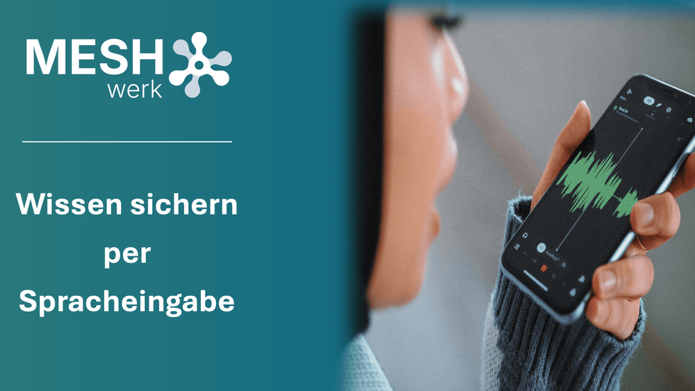 MESHhacks: Vom Kopf ins System: Wie du Expertenwissen per Spracheingabe digitalisierst (ohne eine Zeile zu tippen)